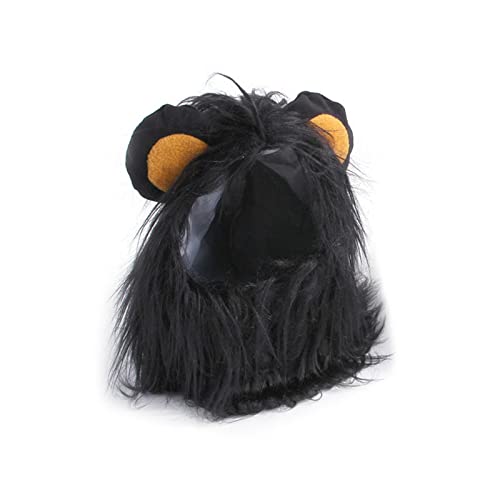 MHADBKH Lustiger Hut für Katze, Weihnachtskostüm, Haustiermütze, Halloween, Cosplay, hält warm, Kopfbedeckung, Hundehüte, Welpenzubehör für Katzen von MHADBKH