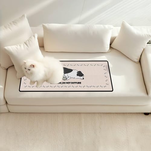 MIAOWSSS Katzenbett-Bezug, Sofa-Matte, rutschfeste Sofabezüge für Wohnzimmer, Couchbezüge, Sitzbezug, Hundematte, Haustierunterlage für Möbel, schmutzabweisend, groß (40,6 x 119,4 cm), entspannender von MIAOWSSS