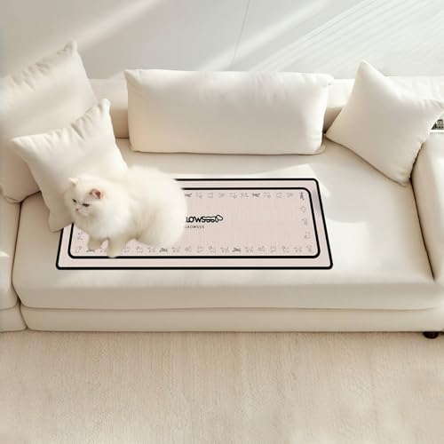 MIAOWSSS Katzenbettbezug, Sofa-Matte, rutschfeste Sofabezüge für Wohnzimmer, Couchüberzüge, Sofamatte, Sitzbezug, Hundematte, Haustierunterlage für Möbel, schmutzabweisend, groß (40,6 x 119,4 cm), von MIAOWSSS