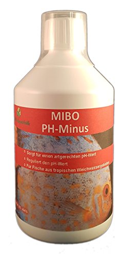 MIBO PH Minus 500ml Aquarium Wasseraufbereiter PH-Wert Regulator für weiches Wasser von MIBO-Aquaristik