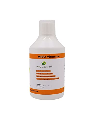 MIBO Vitamine 500 ml Flasche ausreichend für 5.000 L Aquarium Wasser von MIBO-Aquaristik