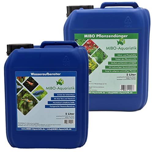 MIBO Wasseraufbereiter und Pflanzendünger 5000ml Sparset Aquariumpflege von MIBO-Aquaristik