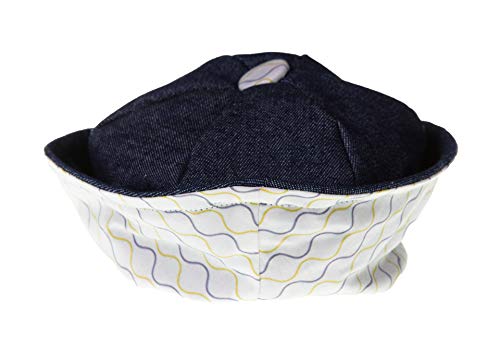 MICHI MICHI-SCCA01-L CAPPELLINO Jeans COOL Doggie Cap L Hundehut, Hundekappe von MICHI