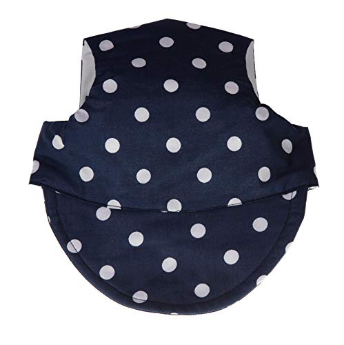 MICHI MICHI-SCCA02-L CAPPELLINO POIS PUPI Dots Hat Navy L Hundehut, Hundekappe von MICHI