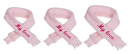 MICHI SC54 My Love Scarf PINK S Schal für Hunde von MICHI