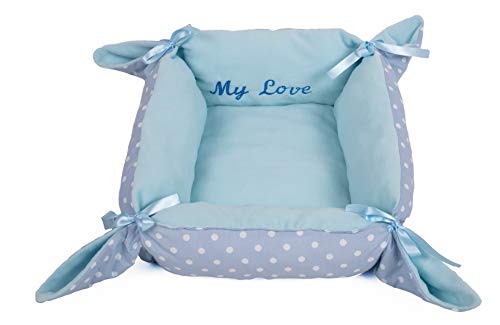 MICHI SC90 My Love Dog Bed Blue M Hundebett von MICHI