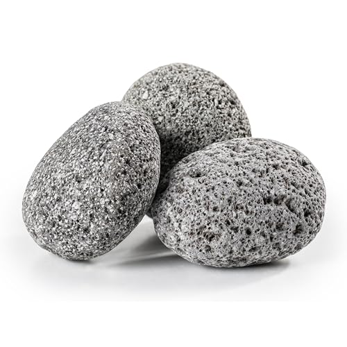 ARKA mySCAPE-Lava Pebbles - 20kg / 70-90 mm - Lava-Pebbles für eindrucksvolle Aquascapes in Süßwasseraquarien, unterstützen die natürliche Filtration und bieten kreativen Gestaltungsspielraum. von ARKA