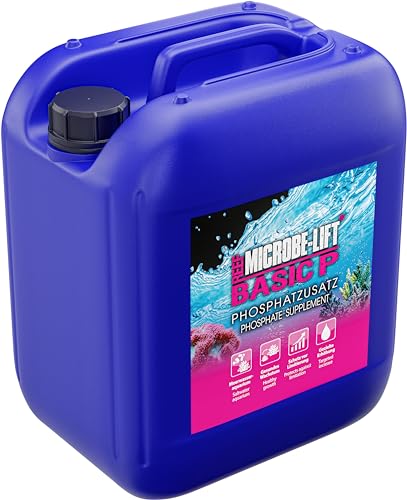 Microbe-Lift Basic P - 5000 ml - Phosphat Zusatz zur kontrollierten Steigerung des PO4-Werts in Meerwasseraquarien, unterstützt Korallengesundheit. von ARKA