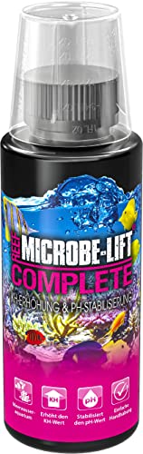 MICROBE-LIFT Complete - 118 ml - KH-Erhöhung und pH-Stabilisierung für Meerwasseraquarien, unterstützt EIN stabiles und gesundes Korallenwachstum. von MICROBE-LIFT