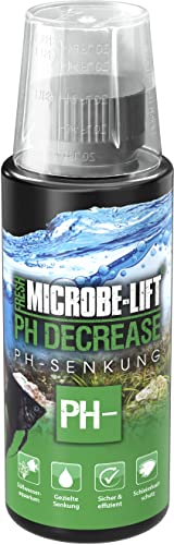 MICROBE-LIFT pH Decrease - 118 ml - Schnelle und sichere pH-Senkung für Süßwasseraquarien, inklusive Elektrolyte zur Unterstützung der Wasserbalance. von MICROBE-LIFT