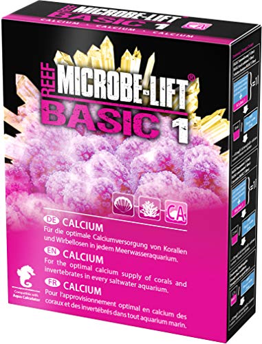 MICROBE-LIFT Basic 1 Calcium - 400 g - Hochreiner Kalzium-Zusatz, fördert das gesunde Wachstum von Korallen und stabilisiert die Wasserwerte. von ARKA