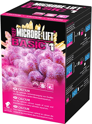 MICROBE-LIFT Basic 1 Calcium - 2000 g - Hochreiner Kalzium-Zusatz, fördert das gesunde Wachstum von Korallen und stabilisiert die Wasserwerte. von ARKA