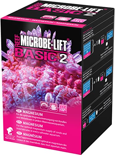 MICROBE-LIFT Basic 2 Magnesium - 2000 g - Hochreiner Magnesium-Zusatz, fördert das gesunde Wachstum von Korallen und stabilisiert die Wasserwerte. von ARKA