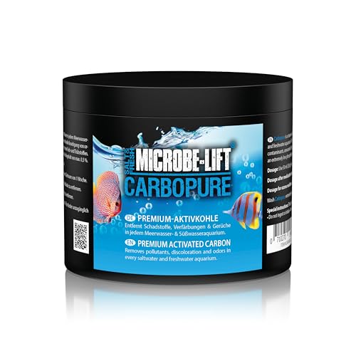 MICROBE-LIFT Carbopure - 500 ml - Premium Aktivkohle, entfernt effektiv Verunreinigungen und Trübungen aus jedem Aquarium, dampfaktiviert & säuregewaschen. von MICROBE-LIFT