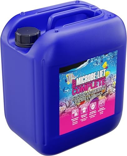 MICROBE-LIFT Complete - 5 L - KH-Erhöhung und pH-Stabilisierung für Meerwasseraquarien, unterstützt EIN stabiles und gesundes Korallenwachstum. von MICROBE-LIFT