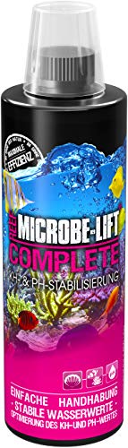 MICROBE-LIFT Complete - 473 ml - KH-Erhöhung und pH-Stabilisierung für Meerwasseraquarien, unterstützt ein stabiles und gesundes Korallenwachstum. von MICROBE-LIFT