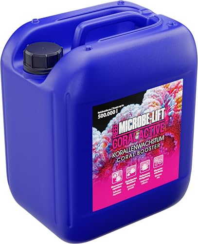 MICROBE-LIFT Coral Active - 5 L - Korallenbooster für Steigerung von Wachstum & Farbenpracht bei Steinkorallen & Muscheln in Meerwasseraquarien. von MICROBE-LIFT