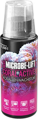 Microbe-Lift Coral Active - 118 ml - Korallenbooster für Steigerung von Wachstum & Farbenpracht bei Steinkorallen & Muscheln in Meerwasseraquarien. von ARKA