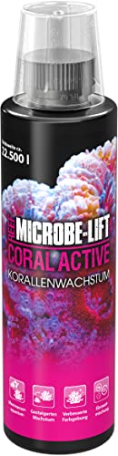 MICROBE-LIFT Coral Active - 236 ml - Korallenbooster für Steigerung von Wachstum & Farbenpracht bei Steinkorallen & Muscheln in Meerwasseraquarien. von MICROBE-LIFT