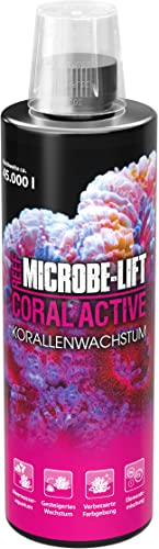 MICROBE-LIFT Coral Active - 473 ml - Korallenbooster für Steigerung von Wachstum & Farbenpracht bei Steinkorallen & Muscheln in Meerwasseraquarien. von ARKA