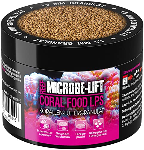 MICROBE-LIFT - Coral Food LPS | Korallenfutter | Soft Futter für großpolypige Korallen/LPS Korallen in jedem Meerwasseraquarium | Fördert das Wachstum | kaltgepresst | Inhalt: 150 ml / 50 g von MICROBE-LIFT