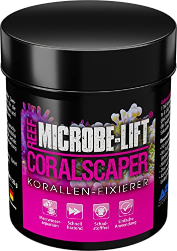 MICROBE-LIFT Coralscaper - 120g - 2K-Silikon Korallenfixierer - Sicher & dauerhaft Korallen befestigen in Meerwasseraquarien, ergiebig und einfach in der Anwendung von MICROBE-LIFT