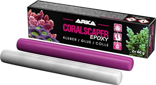 ARKA Coralscaper - 120g - 2K Epoxy Korallenkleber für sichere Befestigung von Korallen & Riffaufbauten in Meerwasseraquarien, fest & langlebig von MICROBE-LIFT