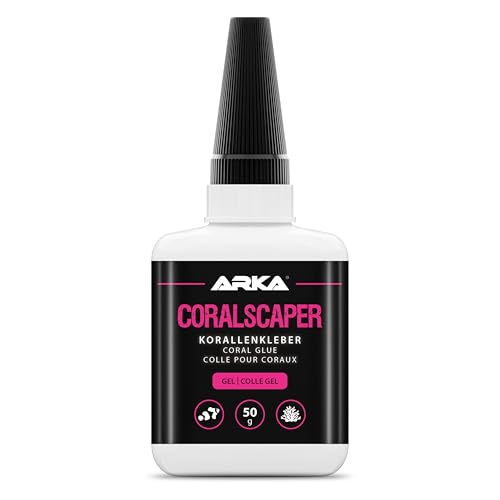 ARKA Coralscaper - 50 g - Korallenkleber Gel für schnelles & ergiebiges Verkleben von Korallen in Meerwasseraquarien, fest & zuverlässig von ARKA