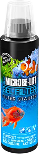 Microbe-Lift® - Gel Filter | 100% biologische Filterstarterbakterien für Süßwasseraquarium und Meerwasseraquarium | Für längere Reinigungsinterwalle von Filtern | Inhalt: 236ml von MICROBE-LIFT