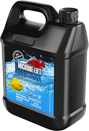 MICROBE-LIFT Herbtana - 3785 ml - Natürlicher, kräuterbasierter Gesundheitsbooster für Fische, stärkt das Immunsystem in Meer- und Süßwasseraquarien. von MICROBE-LIFT