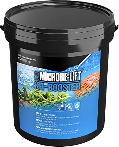 MICROBE-LIFT KH-Booster - 20 kg - Erhöht gezielt die Karbonathärte in Aquarien, stabilisiert pH-Werte, für EIN gesundes Lebensumfeld in Meer- und Süßwasseraquarien. von ARKA