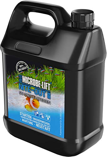 MICROBE-LIFT Nite-Out II – Bakterienstarter für Süßwasser & Meerwasser Aquarium, für schnellen Fischbesatz, 3785 ml, mehrfarbig, NITEH64 von ARKA