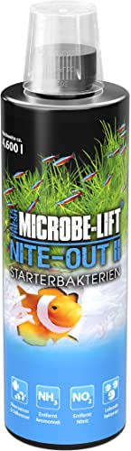 MICROBE-LIFT Nite-Out II - 473 ml - Lebende Starterbakterien zur schnellen und sicheren Einrichtung von Meer- und Süßwasseraquarien, fördert die biologische Balance, 100% biologisch. von MICROBE-LIFT