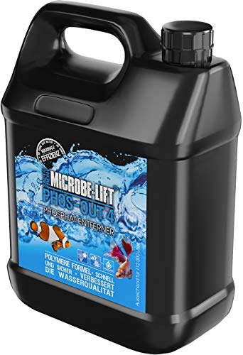 MICROBE-LIFT® - Phos-Out 4 | Flüssiger Phosphat-Entferner für jedes Meerwasser und Süßwasser Aquarium| FREI VON Lanthan | Inhalt: 3785 ml von ARKA