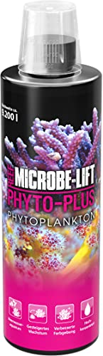 MICROBE-LIFT Phyto-Plus - 473ml - Futterplankton für Korallen und Wirbellose, ungekühlt haltbar, unterstützt gesunde Ernährung in Meerwasseraquarien. von ARKA