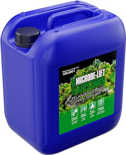 Microbe-Lift Plants Green - 5000 ml - Komplettdünger für Aquarienpflanzen, reich an Vitaminen, für prächtigen Wuchs und Gesundheit im Süßwasseraquarium. von ARKA