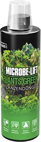 MICROBE-LIFT Plants Green - 473 ml - Komplettdünger für Aquarienpflanzen, reich an Vitaminen, für prächtigen Wuchs und Gesundheit im Süßwasseraquarium von MICROBE-LIFT
