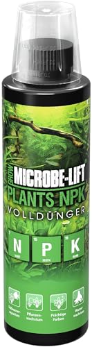 Microbe-Lift Plants NPK - 236 ml - Volldünger mit Nitrat, Phosphat & Kalium, fördert kräftigen Pflanzenwuchs in Süßwasseraquarien, ideal für Aquascaping. von ARKA