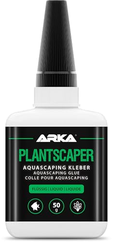 ARKA Plantscaper - 50 g flüssig - Pflanzenkleber für Aquascaping, schnell & ergiebig, ideal zum Befestigen von Pflanzen, Moosen & Wurzeln in Süßwasseraquarien von ARKA