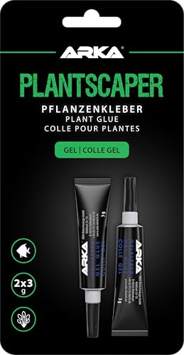 ARKA Plantscaper - 2x3 g Gel - Pflanzenkleber für Aquascaping, schnell & ergiebig, ideal zum Befestigen von Pflanzen, Moosen & Wurzeln in Süßwasseraquarien von MICROBE-LIFT