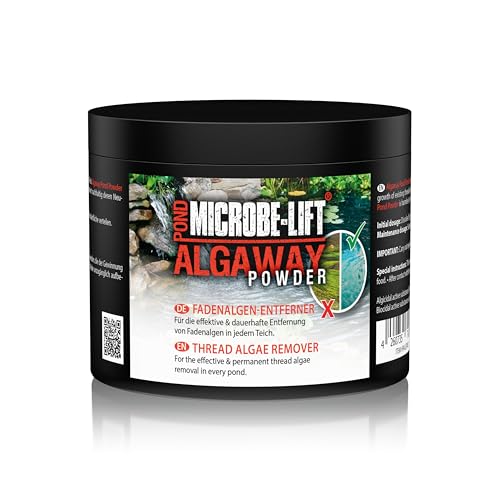 MICROBE-LIFT Pond Algaway Powder - 500g - Effektiver Fadenalgenentferner für Teiche, beseitigt Algen schnell und verhindert Neubildung, umweltfreundlich. von MICROBE-LIFT