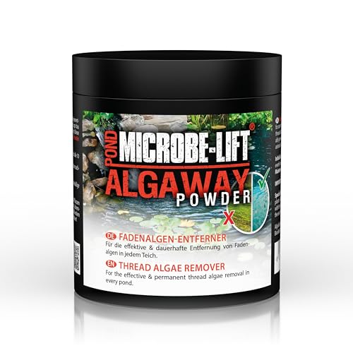 Microbe-Lift Pond Algaway Powder - 250g - Effektiver Fadenalgenentferner für Teiche, beseitigt Algen schnell und verhindert Neubildung, umweltfreundlich. von ARKA