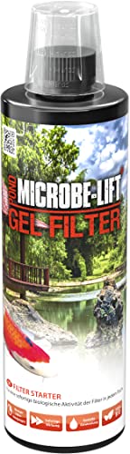 Microbe-Lift Pond Gel Filter - 473 ml - Sofortige Verbesserung der biologischen Aktivität für Teichfilter und Filtermedien, für EIN gesundes Teichleben. von ARKA