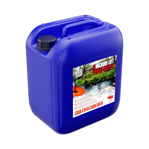 MICROBE-LIFT Pond Phos-Out 4-5 L - Effektiver flüssiger Phosphatentferner für Teiche, verbessert die Wasserqualität ohne den Einsatz von Lanthan. von MICROBE-LIFT