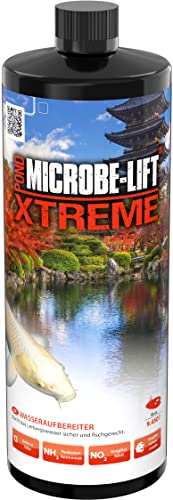 Microbe-Lift Pond Xtreme - 946 ml - Macht Gartenteichwasser fischgerecht, entfernt Chlor und Ammoniak, sicher für alle Teichbewohner. von ARKA