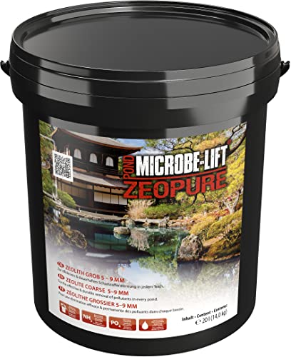 MICROBE-LIFT Pond Zeopure - 20 L - Natürliches Zeolith-Filtermedium zur Algenkontrolle, bindet Schadstoffe in Teichen für klares Wasser. von MICROBE-LIFT