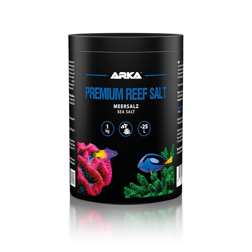 ARKA Premium Reef Salt - 1 kg - Qualitäts-Meersalz für optimale Korallenpflege in Meerwasseraquarien, schnell löslich, unterstützt langfristiges Korallenwachstum und Gesundheit. von MICROBE-LIFT