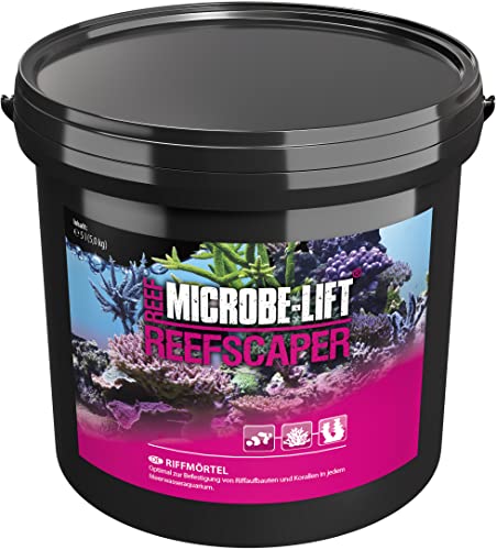 MICROBE-LIFT Reefscaper - 5000 g - Professioneller Riffmörtel ideal zur stabilen Befestigung von Korallen und Riffstrukturen in Meerwasseraquarien, einfach in der Anwendung. von ARKA