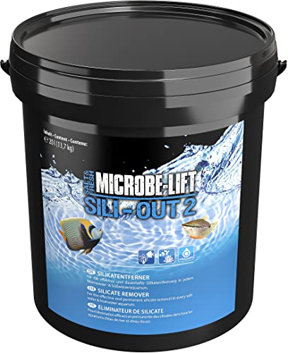 Microbe-Lift Sili-Out 2-20 L - Leistungsstarker Silikat Absorber, entfernt effektiv Silikat, Phosphat und weitere Schadstoffe aus jedem Aquarium, verbessert deutlich die Wasserqualität. von ARKA