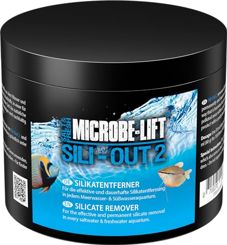 MICROBE-LIFT Sili-Out 2-500 ml - Leistungsstarker Silikat Absorber, entfernt effektiv Silikat, Phosphat und weitere Schadstoffe aus jedem Aquarium, verbessert deutlich die Wasserqualität. von ARKA